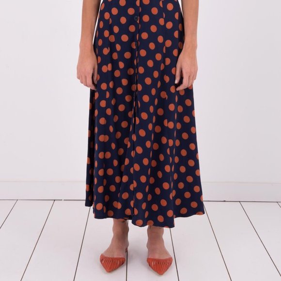 BSL, Open Back Strapped Midi Dress , Navy, Size S - Picture 6 of 9